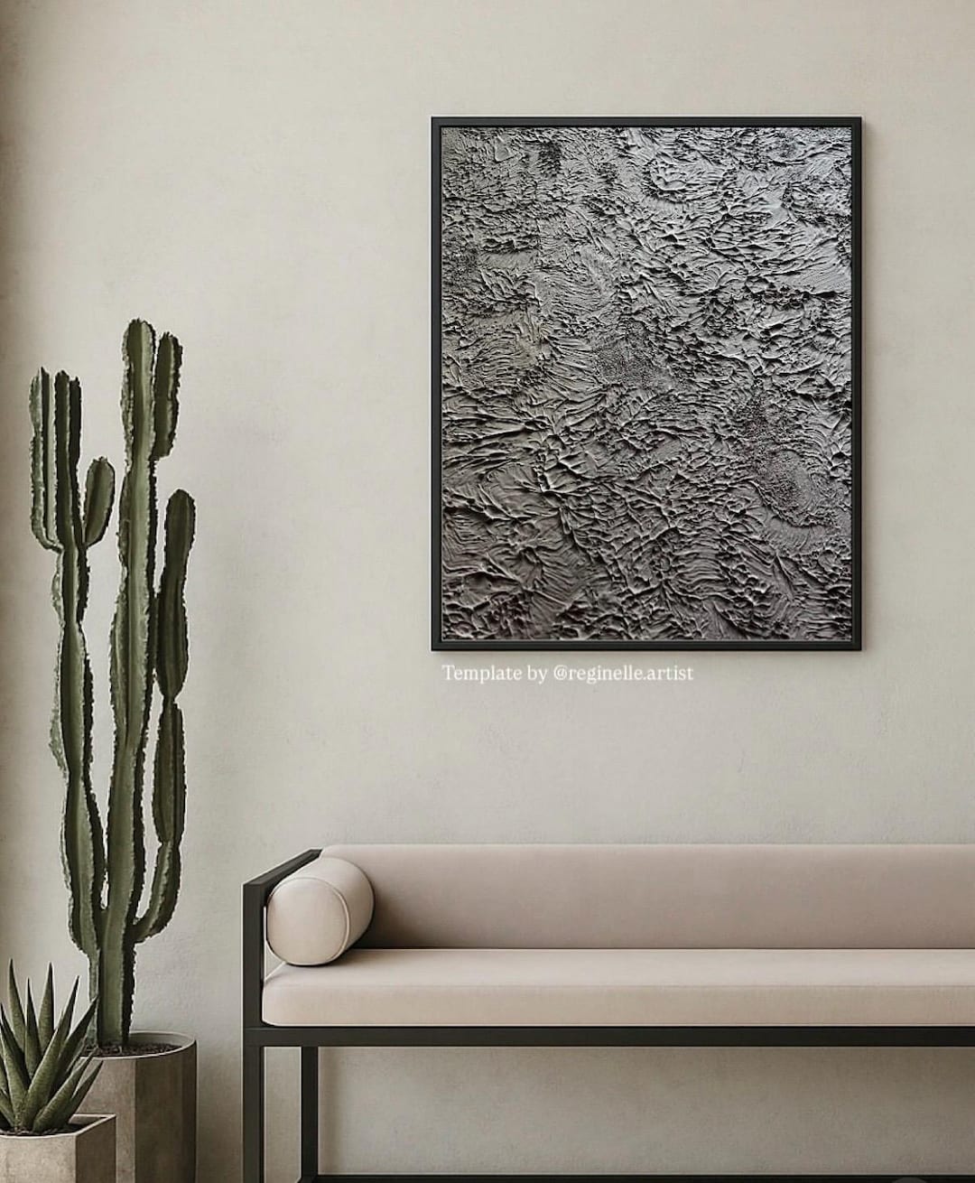 16x20 “concrete” - Textured Wall Art - Etsy