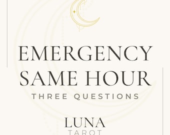 Same Hour Deep Insight Reading – 3 Questions + Energy Check