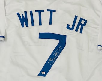 Bobby Witt Jr. Kansas City Royals Signed Baseball Jersey COA
