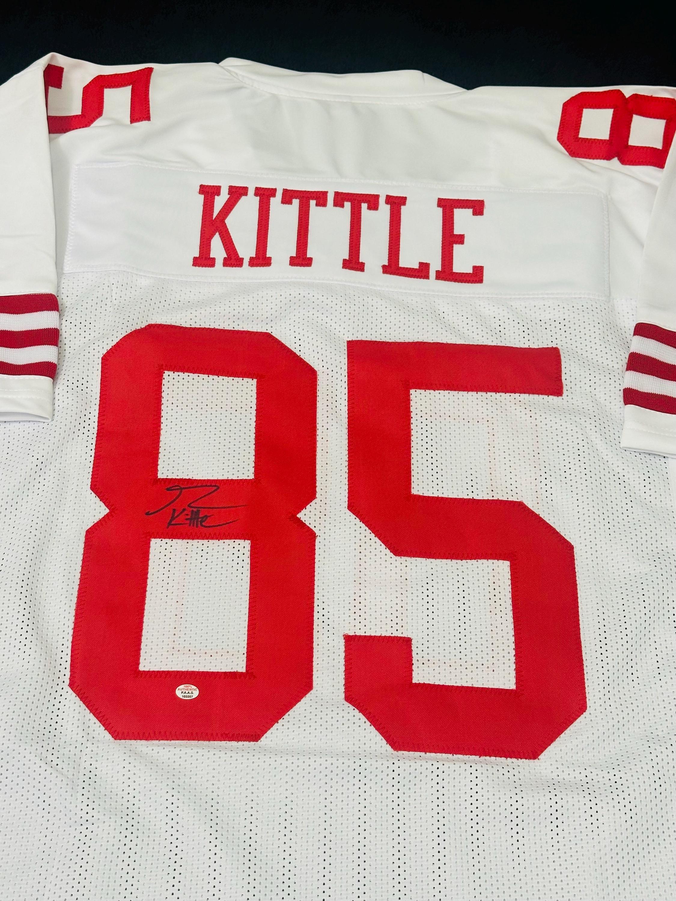 ジョージ・キトル サンフランシスコ 49ers 直筆サイン入りフットボール
