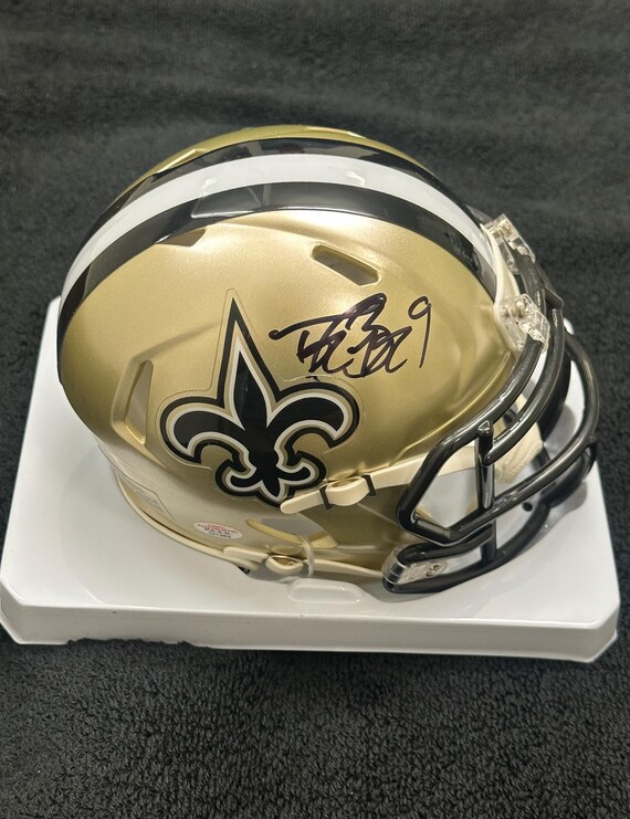 Drew Brees Signed New Orleans Saints Mini Helmet COA