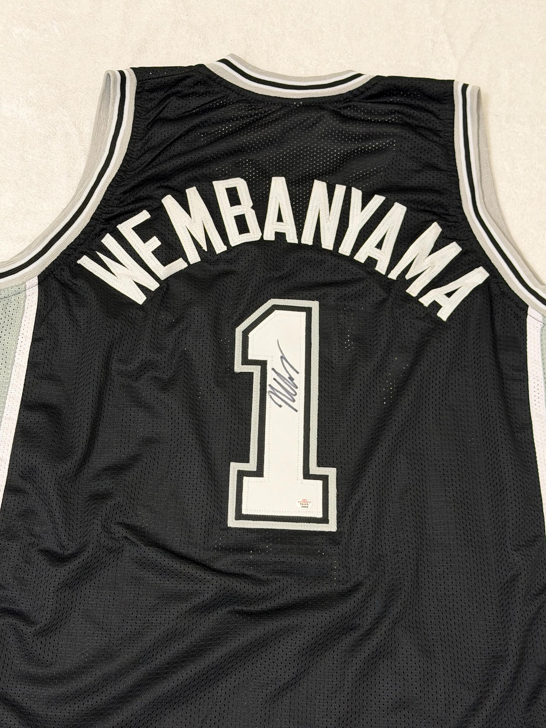 Victor Wembanyama Signed San Antonio Spurs Basketball Jersey COA