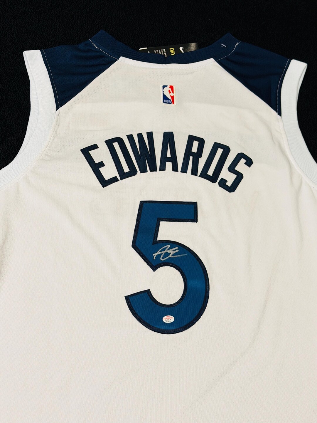Signed Anthony Edwards Jersey
