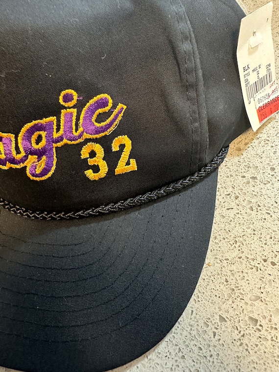 Magic Johnson #32 Vintage Nissan 80's Snapback Ha… - image 3