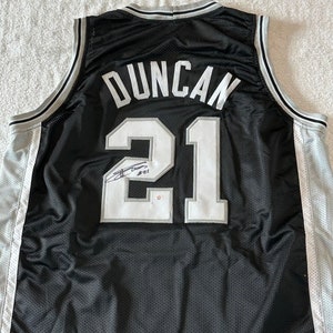 Tony Parker Autographed San Antonio Spurs Black Mitchell & Ness Swingm – BG  Autographs