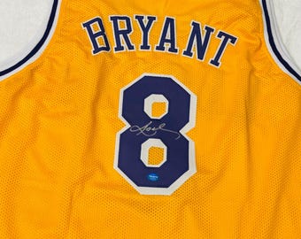 Kobe Bryant Los Angeles Lakers Signed Basketball Jersey COA