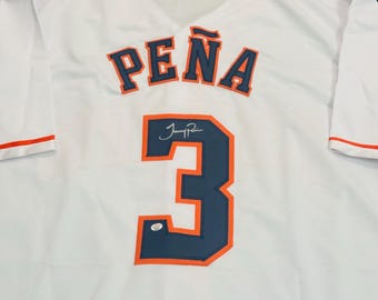 ジェレミー・ペーニャ直筆サイン入りMLB野球銘板 22'ワールドシリーズ