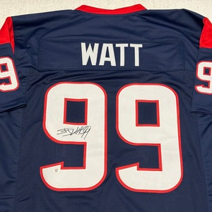 Houston Texans JJ Watt 99 Youth Size Large Dark Blue Perfect Birthday Gift NFL Collectable Football Jersey Etsy