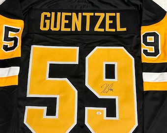 Jake Guentzel Signed Pittsburgh Penguins Hockey Jersey COA