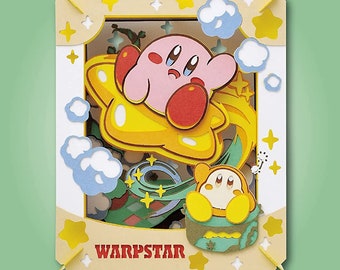 Kirby | warpstar Paper Theater Wood | Ensky