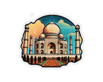 Taj Mahal-Sticker-Kiss-Cut Stickers