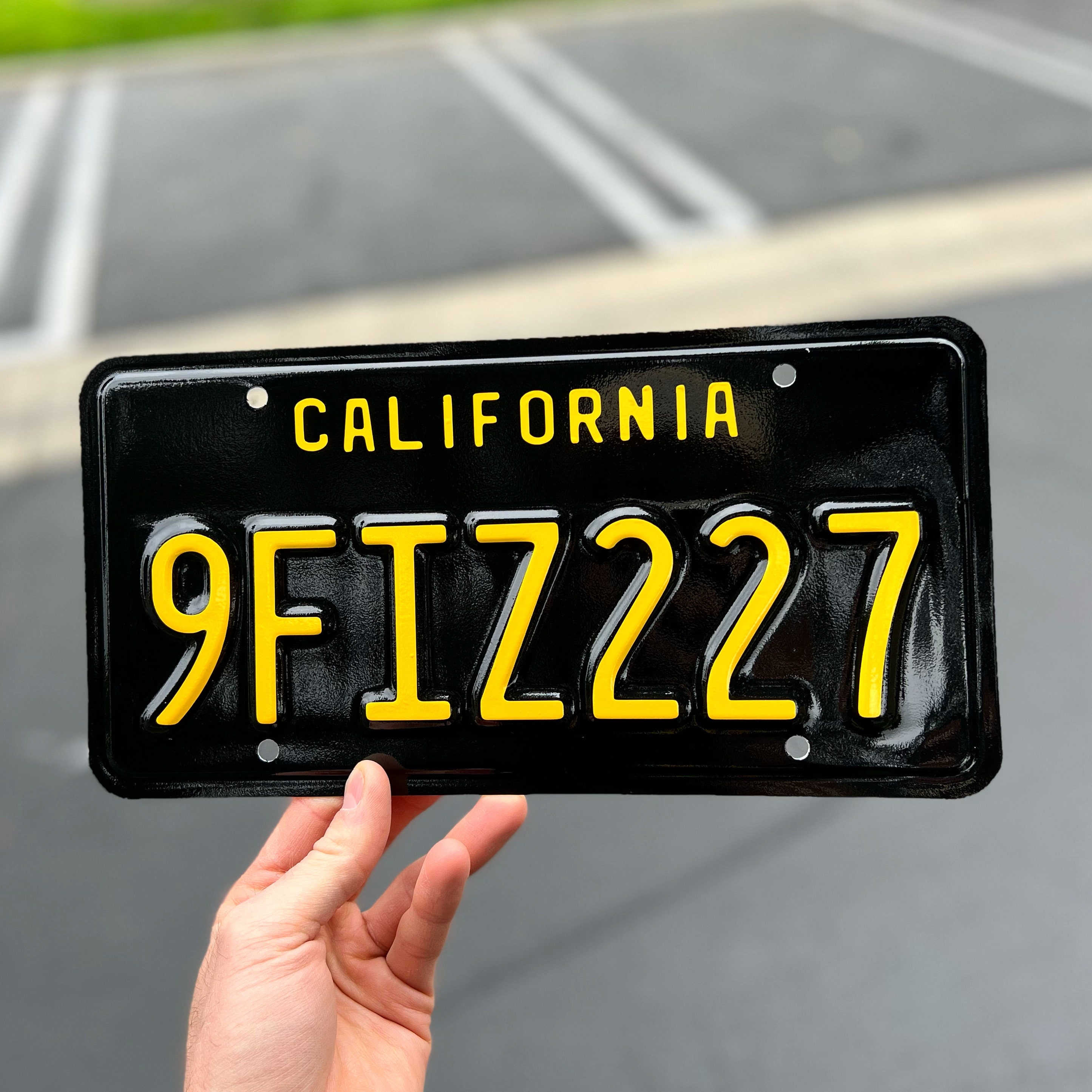 California License Plate Vinyl Wrap KIT set of 2 Etsy UK
