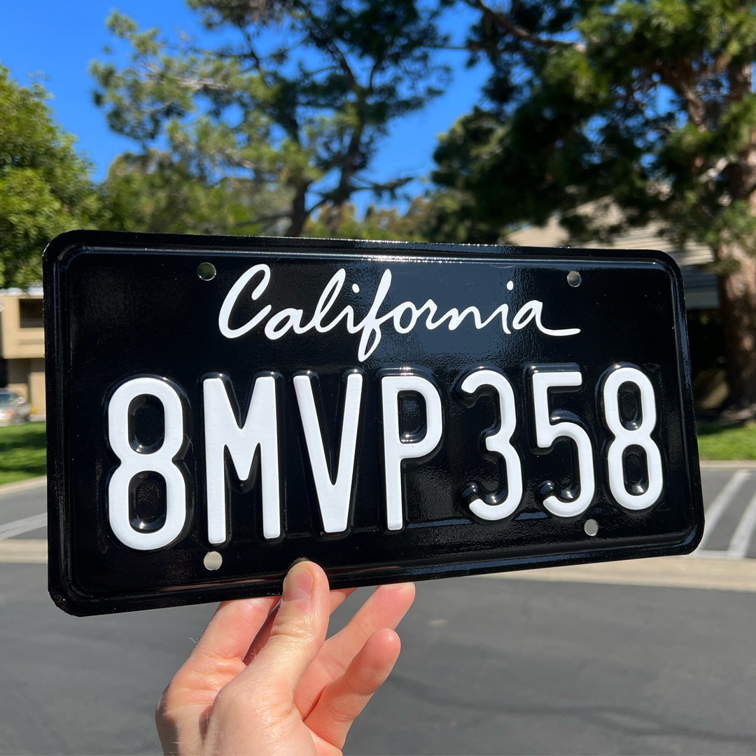 California License Plate Vinyl Wrap KIT set of 2 Etsy UK