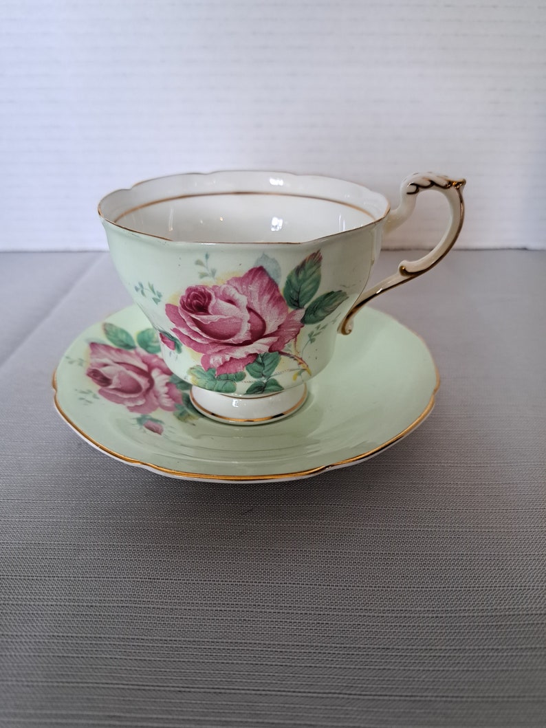 Vintage Paragon Tea Cup & Saucer Set Numbered Saucer Mint Etsy