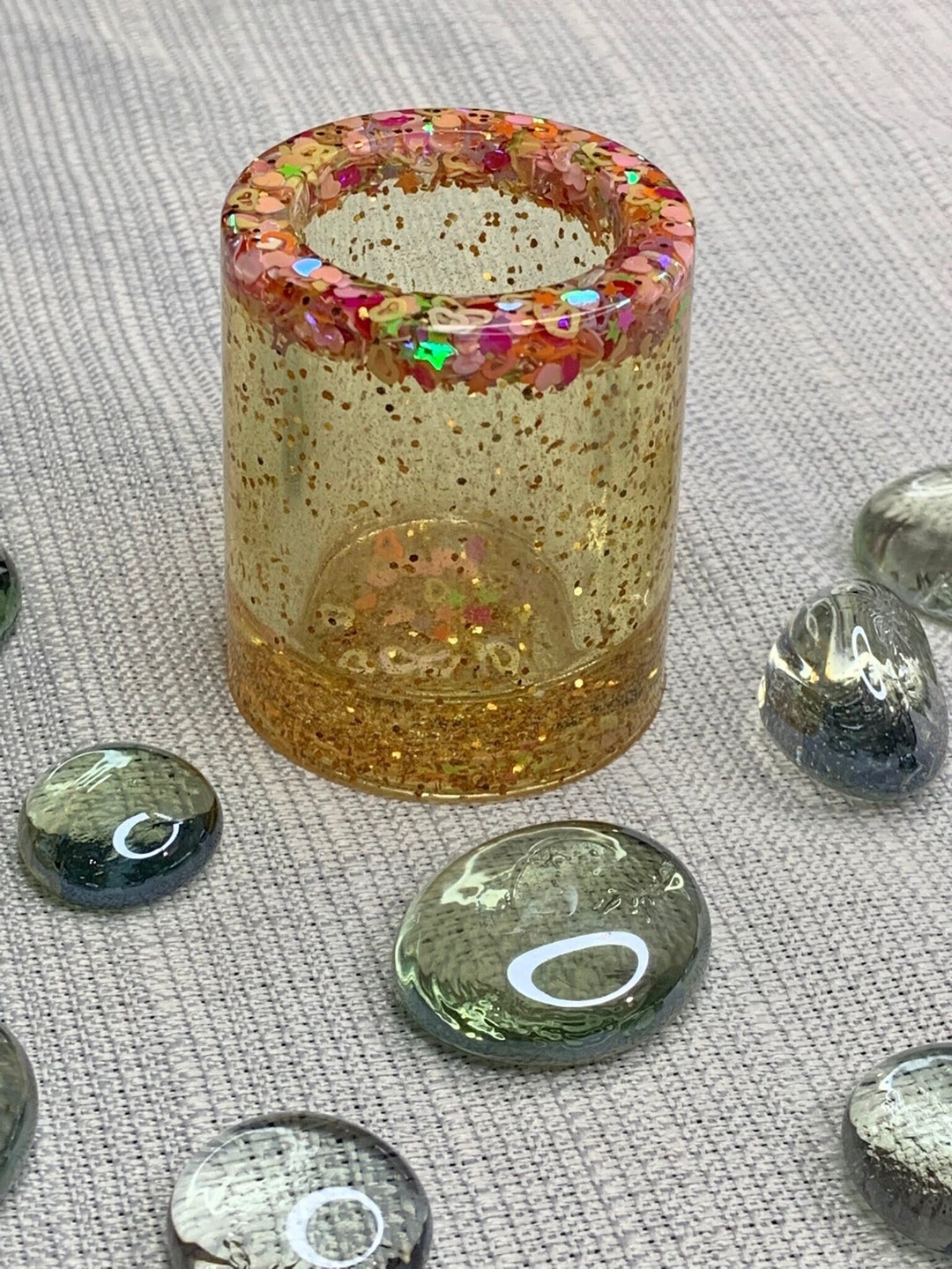 Variety of Epoxy Resin Shot Glasses for Novelty Use Make Great Gifts