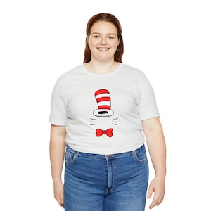 Dr Seuss Cat in the Hat - Unisex Jersey Short Sleeve Tee