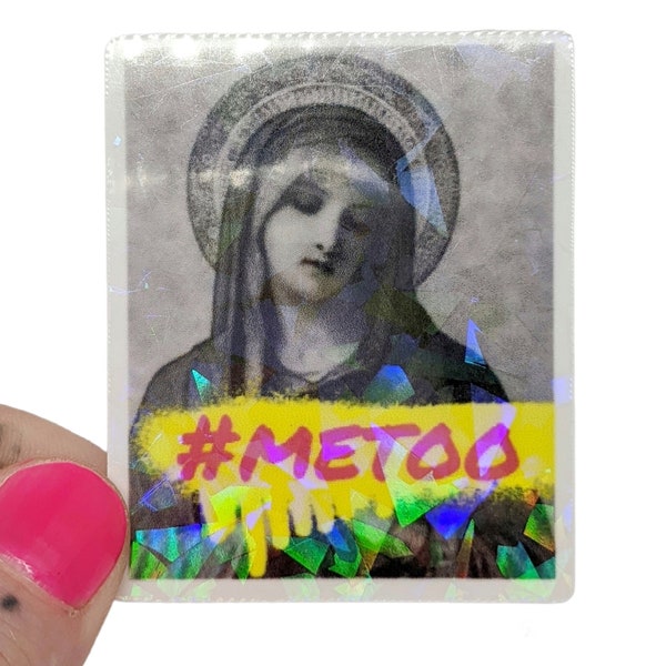 Madonna Virgin Mary #metoo Vinyl Sticker Feminist Feminism Women's Rights Leftist