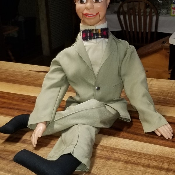 Vintage Famous String Mouth Operated Danny O' Day Ventriloquist Doll Collectable Puppet/Dummy by Jimmy Nelson