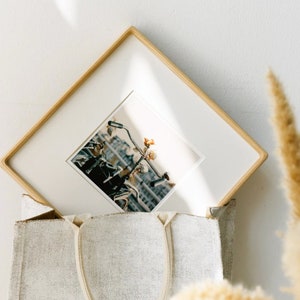 Solid wood rounded frame, large-sized wall mounted photo frame, creative photo display,poster wedding dress display, free printing of photos