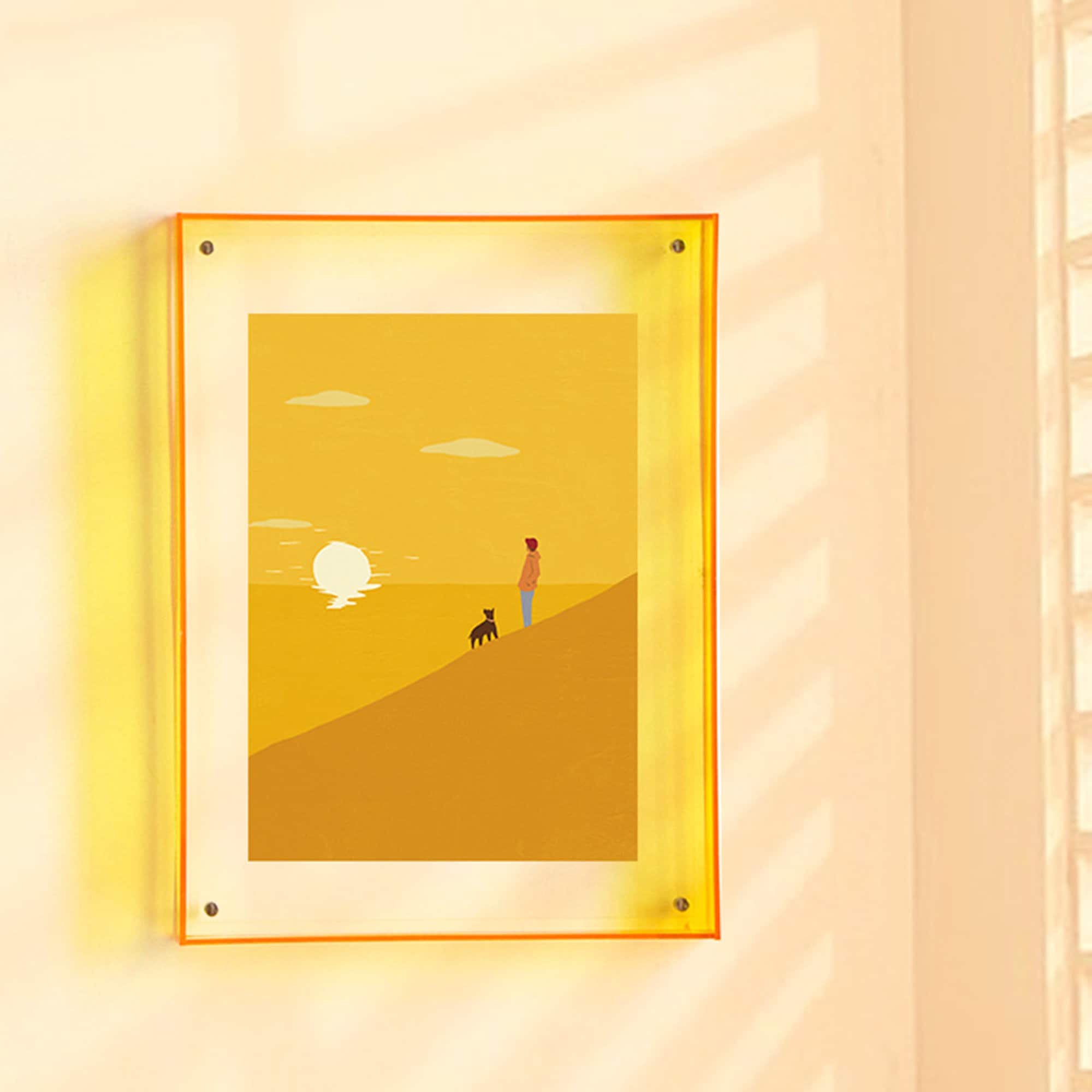 Journey Acrylic Frame DIY Neon Light Wall Home Decor Sign LED Art Pain –  LuxFond
