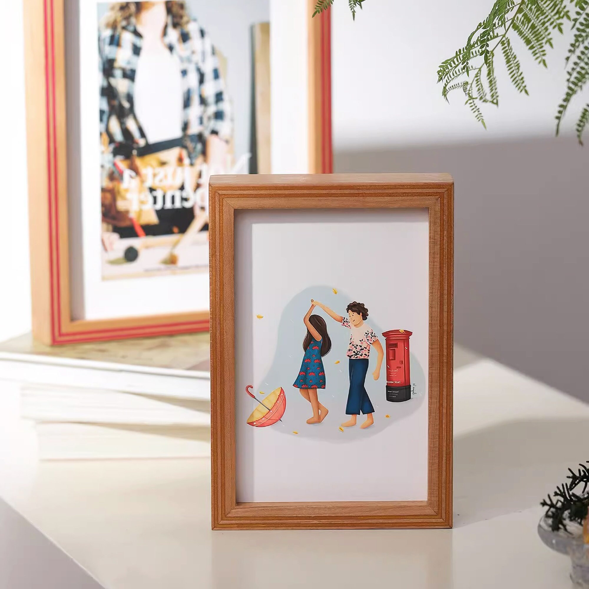 Solid Wood Right Angle Color Bar Display 678 Inch Frame - Etsy