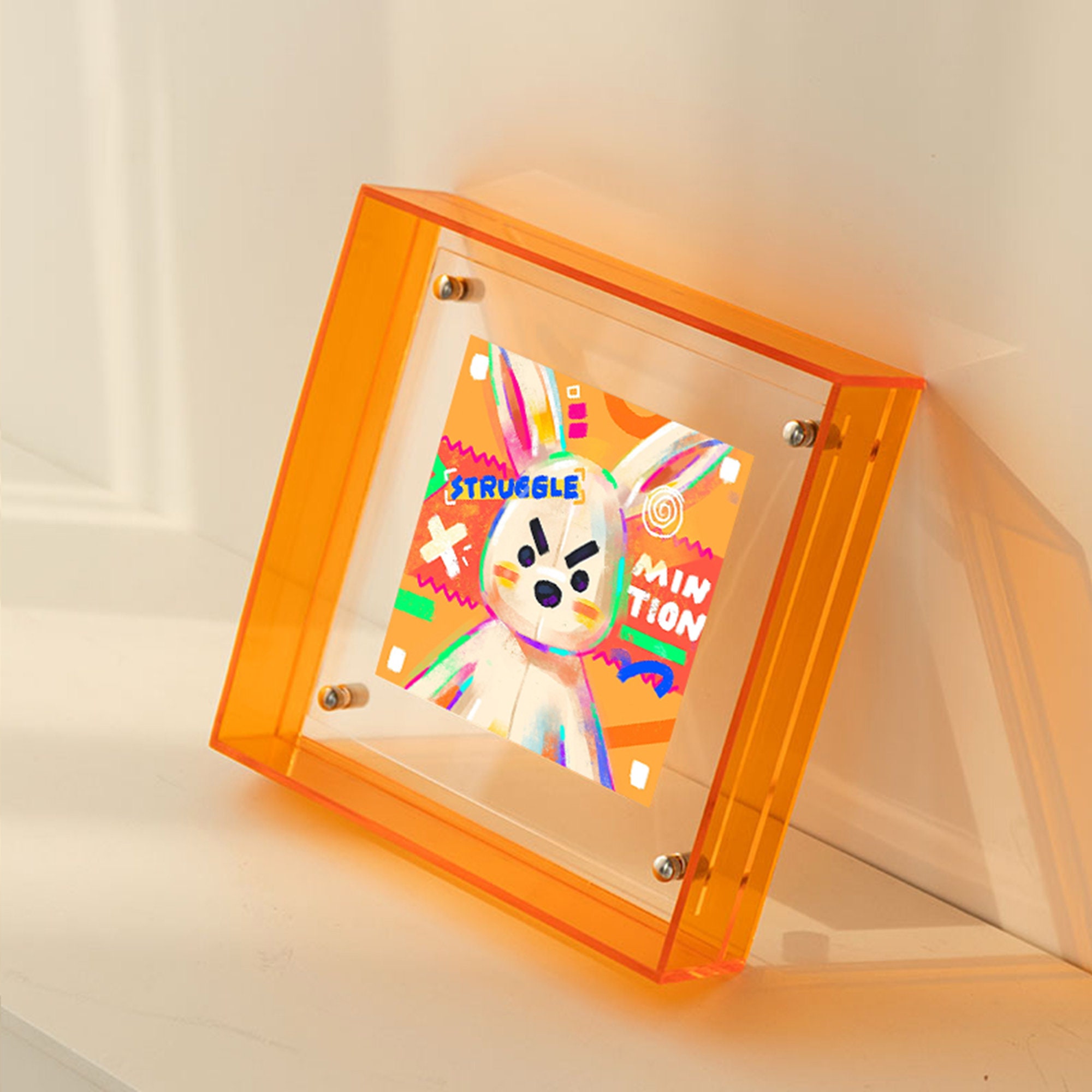 Acrylic Transparent and Dazzling Color Frame, Color Transparent Display ...