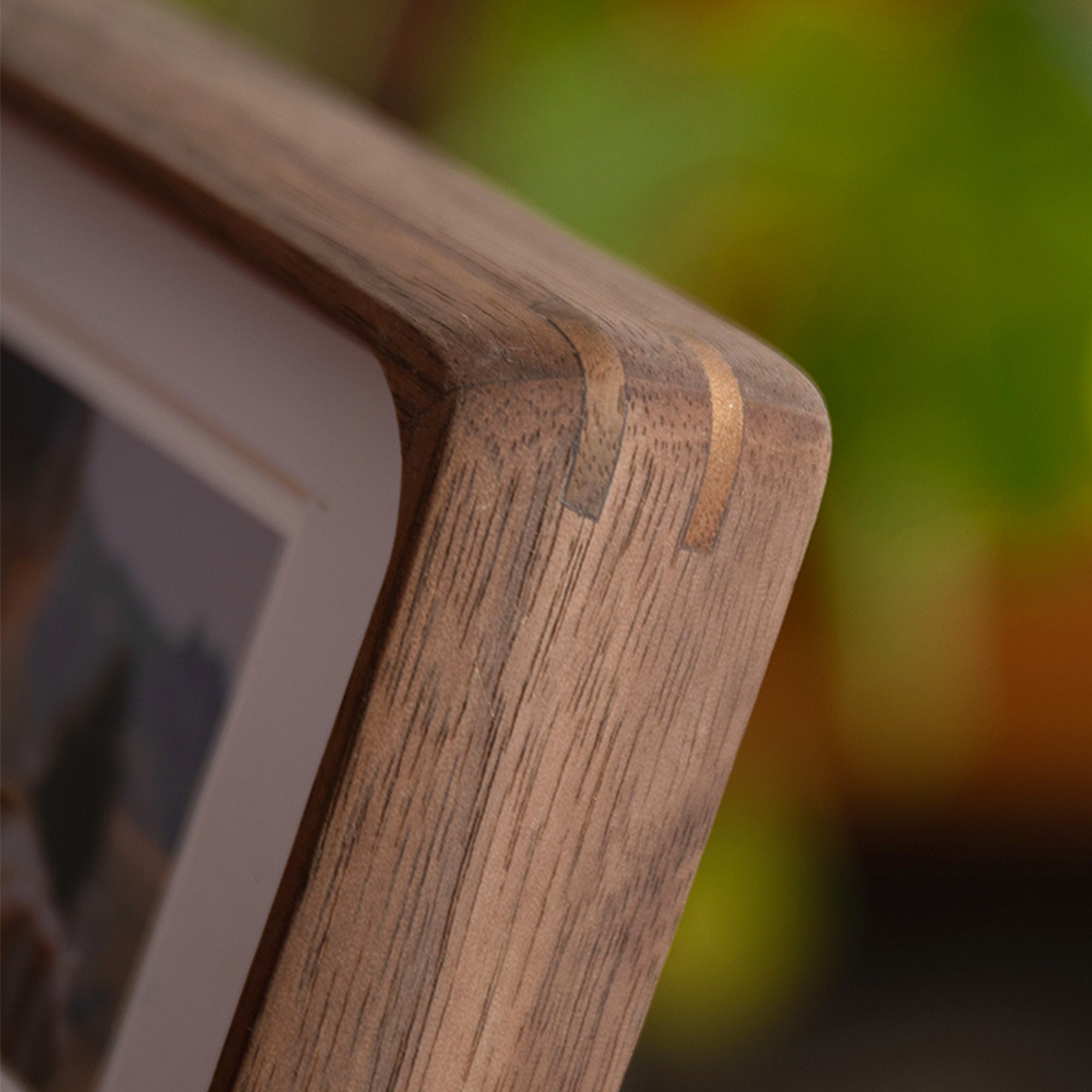 Mini Cadre Photo Magnétique En Bois - Parfait Pour Petites Photos Et Cartes Souvenirs ! - 5
