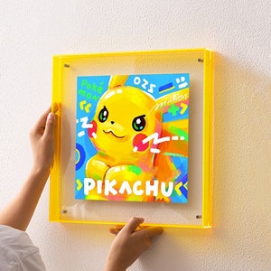 Acryl transparent und schillernde Farbe Rahmen, Farbe transparente Bildschirm, kreative dekorative Accessoires, Kunstwerk, Bilderrahmen