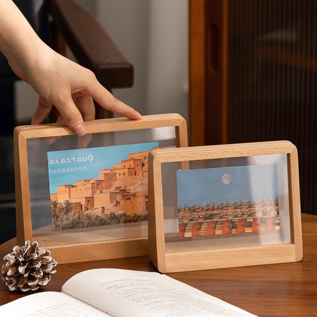 6 7 8 Inch Photo Frame Double sided Transparent Trapezoidal Photo 6-7-8-inch-photo-frame-double-sided-transparent-trapezoidal-photo