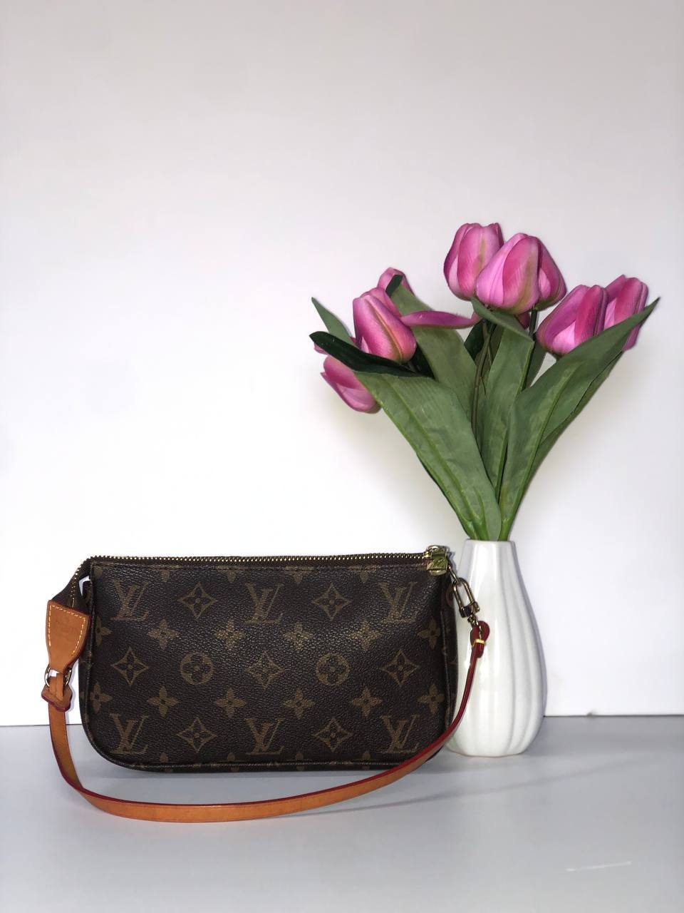 Louis Vuitton Pochette accessories M40712 monogram MADE IN FRANCE