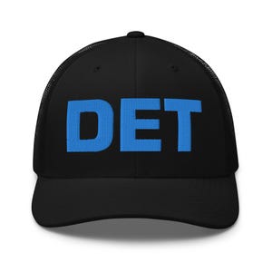 DET Trucker Cap | Detroit DET Hat | Detroit Lions Trucker Hat