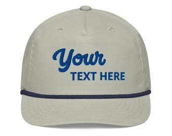 Custom Embroidered Golf Rope Hat: Personalized Golf Team Cap