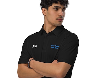 Custom Under Armour Polo | Personalized Logo Golf Shirt | Team or Business Polo Shirt | Custom Sports Uniform Shirt
