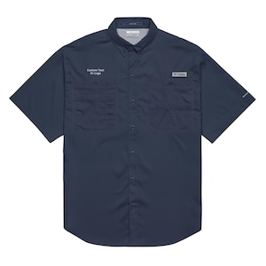 Custom Embroidered Columbia Short Sleeve Button Down | Custom Fishing Shirt | Custom Columbia Shirt | Custom Logo Columbia Shirt