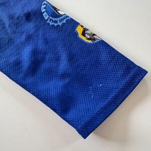 Vintage 2004 Batman Gotham City Long Sleeve Jersey Shirt Kids 5T Blue Y2K DC Comics Superhero Mesh Top image 12