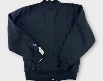 Deadstock NWT 90s Champion Kids Reverse Weave Black Snap Deadstock NWT 90s Champion Kids Reverse Weave Black Snap