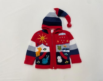 アウター 90s Vintage Flower Ecuador Knit Kids This item is unavailable - Etsy