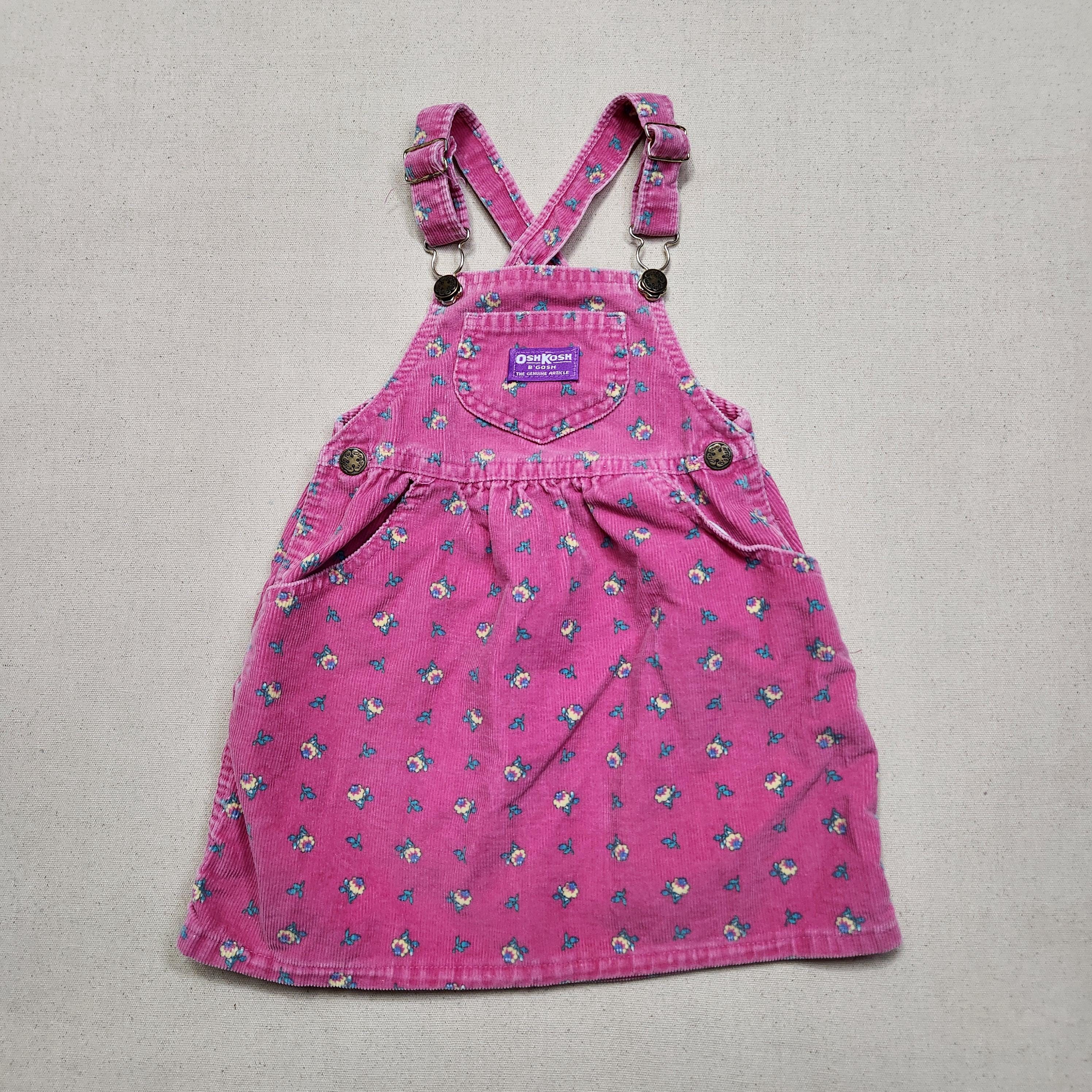USA vintage oshkosh vegetable柄エプロンワンピース USA vintage oshkosh vegetable柄エプロンワンピース OshKosh B'gosh