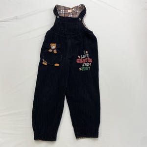 GUESS アメリカ古着　キッズオーバーオール 限定1点】⭐︎GUESS⭐︎USA オーバーオール 赤 デニム - メルカリ