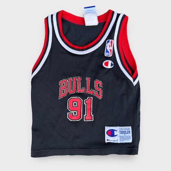  Outerstuff Dennis Rodman Chicago Bulls #91 Black