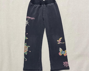 Ed Hardy風 brandy ベロアパンツ　y2k ヴィンテージ　海外ガール Ed Hardy風 brandy ベロアパンツ y2k ヴィンテージ 海外ガール Ed