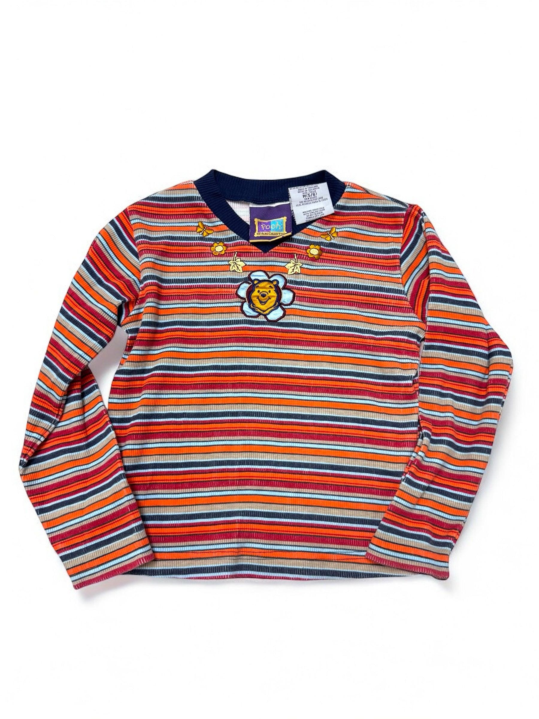 Vintage 90s Disney Pooh Striped Long Sleeve Shirt (3-5Y) - Etsy