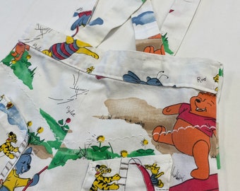 70s/80s Kids Vintage Winnie the Pooh Handmade Cotton Skirt 4-6y