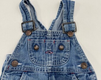 70s Kids Vintage JC Penney Big Mac Denim Overall 18m