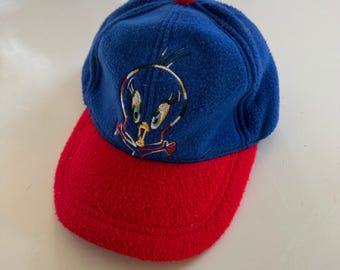 Vintage 1998 Tweety Looney Tunes Baseball Cap Youth One Size 