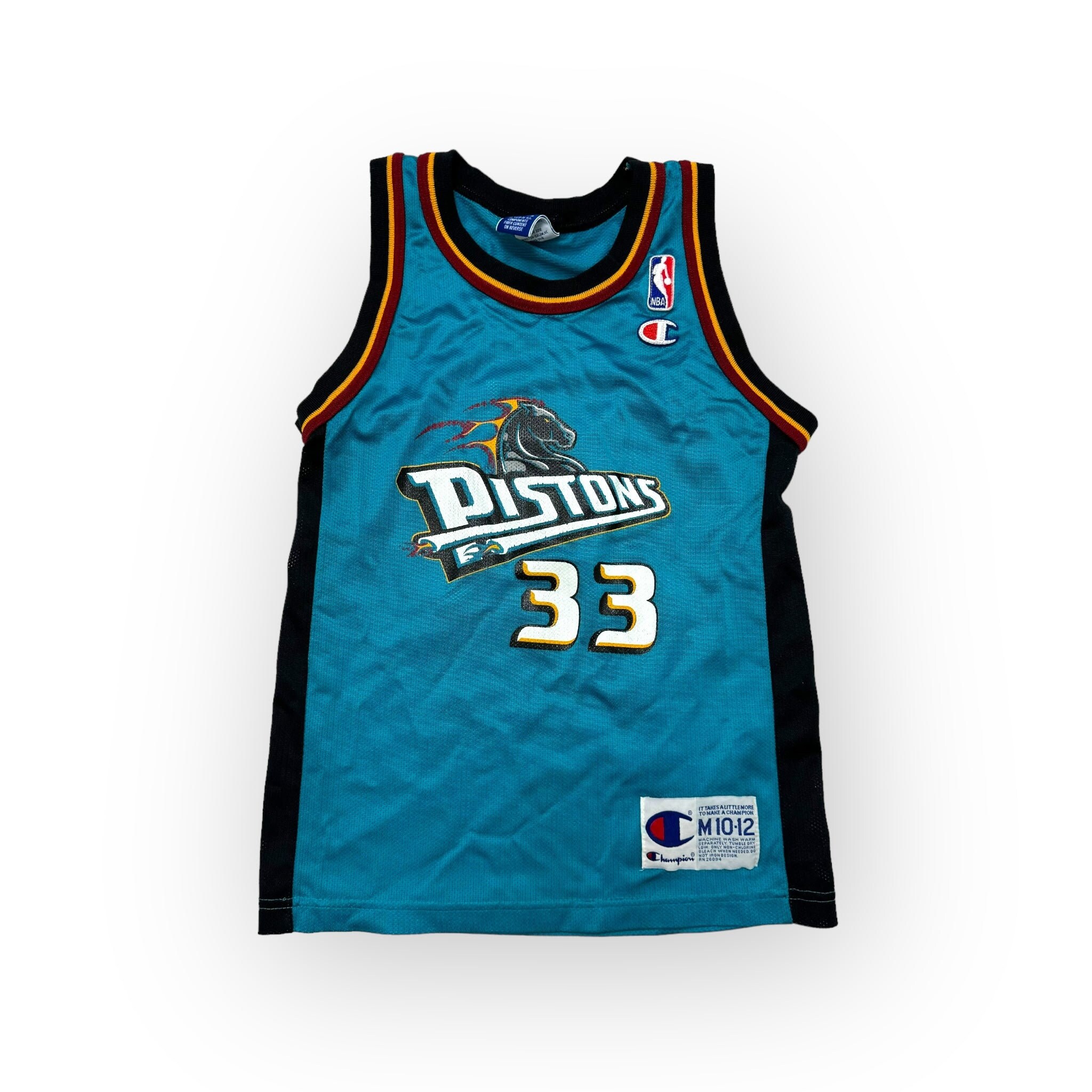 Size 36. #33 Hill Piston 90s Vintage NBA Jersey Made in USA