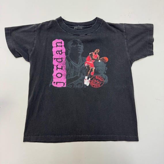 Vintage 90s Michael Jordan Bulls T-shirt, Kids 7-9Y - Etsy