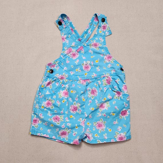 ヴィンテージ oshkosh 花柄 オーバーオール 2T kids vintage OshKosh