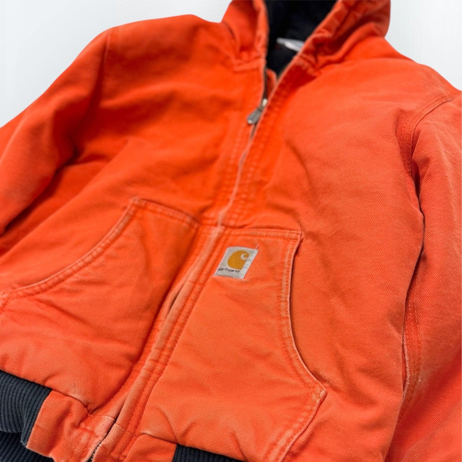 USA製 carhartt active jacket blaze orange Carhartt Blaze Orange Full Zip Hood - Mincer's of Charlottesville