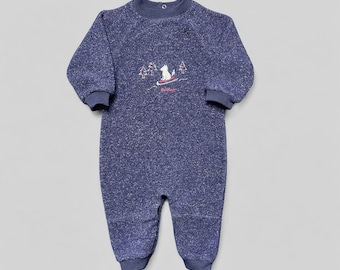 2000’ Y2K Dziecięcy niemowlęcy vintage Oshkosh Bgosh Baby Bgosh Gruby ciepły zimowy kombinezon z długim rękawem / 0 m 3 m